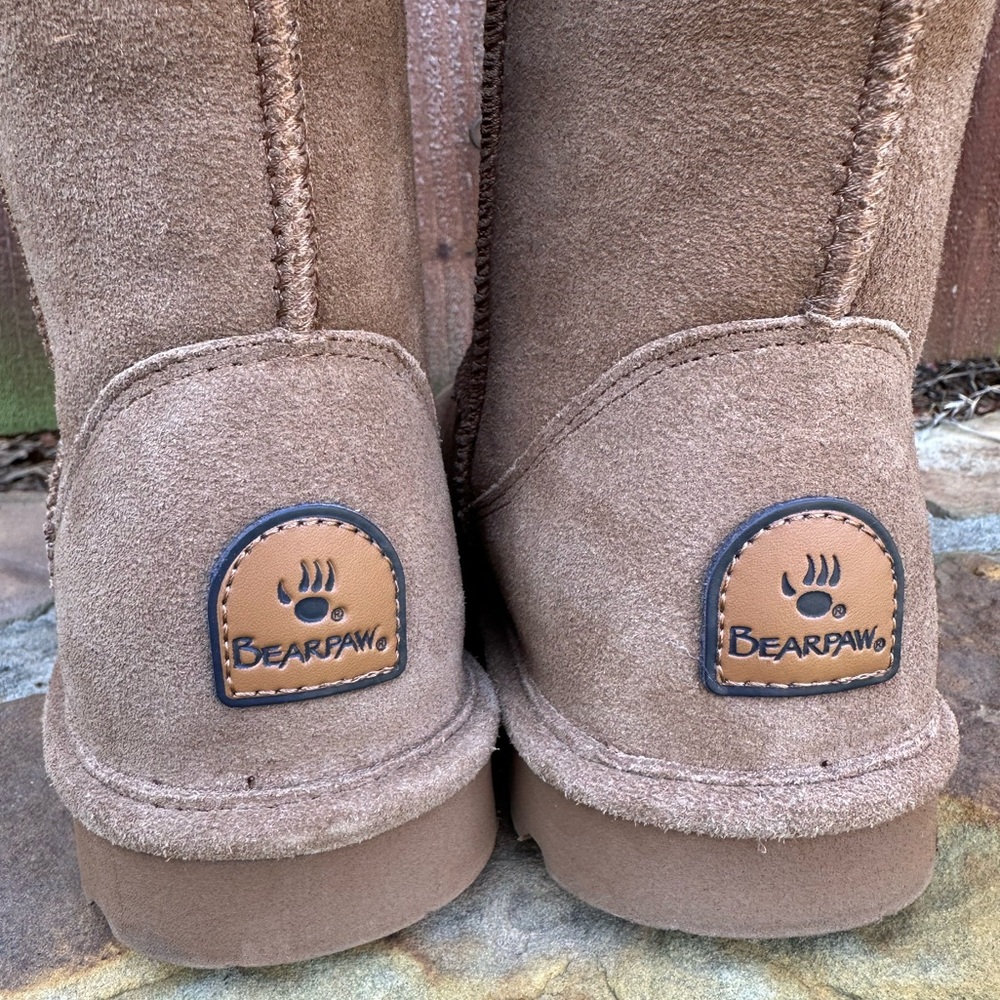 BearPaw Elle Short Brown boots